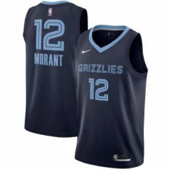 Fan Gear Nation Mens Memphis Grizzlies Ja Morant Icon Jersey Navy