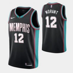 Fan Gear Nation Mens Memphis Grizzlies Ja Morant Retro Jersey Black