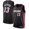 Fan Gear Nation Mens Miami Heat Bam Adebayo Icon Jersey Black