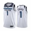 Fan Gear Nation Mens Minnesota Timberwolves Anthony Edwards Association Jersey White