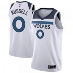 Fan Gear Nation Mens Minnesota Timberwolves D'Angelo Russell Association Jersey White