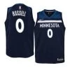 Fan Gear Nation Mens Minnesota Timberwolves D'Angelo Russell Icon Jersey Navy