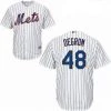 Fan Gear Nation Mens New York Mets Jacob DeGrom Cool Base Replica Jersey White