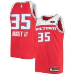 Fan Gear Nation Mens Sacramento Kings Marvin Bagley Swingman Jersey Red
