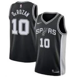 Fan Gear Nation Mens San Antonio Spurs DeMar DeRozan Icon Jersey Black