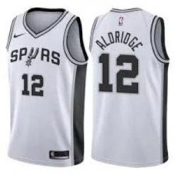 Fan Gear Nation Mens San Antonio Spurs LaMarcus Aldridge Association Jersey White