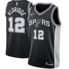 Fan Gear Nation Mens San Antonio Spurs LaMarcus Aldridge Icon Jersey Black