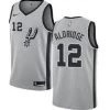 Fan Gear Nation Mens San Antonio Spurs LaMarcus Aldridge Statement Jersey Gray