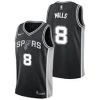 Fan Gear Nation Mens San Antonio Spurs Patty Mills Icon Jersey Black