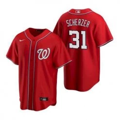 Fan Gear Nation Mens Washington Nationals Max Scherzer Cool Base Replica Jersey Red