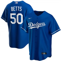 Fan Gear Nation Mookie Betts Los Angeles Dodgers Replica Player Jersey - Royal