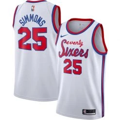 Fan Gear Nation Men's Philadelphia 76ers Ben Simmons Association Edition Jersey White