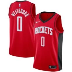 Fan Gear Nation Men's Houston Rockets Russell Westbrook Icon Edition Jersey Red