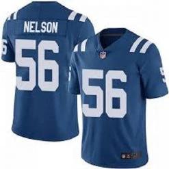 Fan Gear Nation Men's Indianapolis Colts Quenton Nelson Game Vapor Jersey Blue