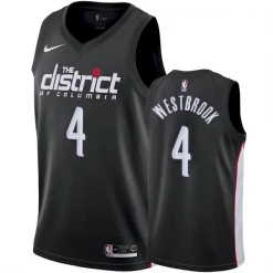 Fan Gear Nation Men's Washington Wizards Russell Westbrook City Edition Jersey Black
