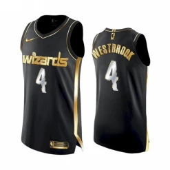 Fan Gear Nation Men's Washington Wizards Russell Westbrook Swingman Jersey Black Gold