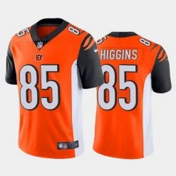Fan Gear Nation Men's Cincinnati Bengals Tee Higgins Game Vapor Jersey Orange