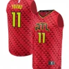 Fan Gear Nation Men's Trae Young Atlanta Hawks Fast Break Replica Jersey Red