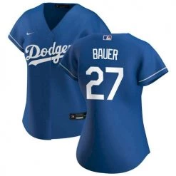Fan Gear Nation Women's Los Angeles Dodgers Trevor Bauer Cool Base Jersey Royal Blue