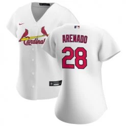 Fan Gear Nation Women's St. Louis Cardinals Nolan Arenado Jersey Cool Base White