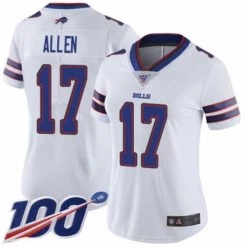 Fan Gear Nation Women's Buffalo Bills Josh Allen Game Vapor Jersey White