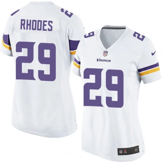 Fan Gear Nation Women's Minnesota Vikings Xavier Rhodes Game Jersey White 3 Fan Gear Nation Women's Minnesota Vikings Xavier Rhodes Game Jersey White