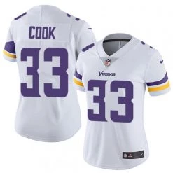 Fan Gear Nation Women's Minnesota Vikings Dalvin Cook Limited Player Jersey White