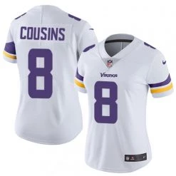 Fan Gear Nation Women's Minnesota Vikings Kirk Cousins Limited Player Jersey White