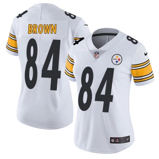 Fan Gear Nation Women's Pittsburgh Steelers Antonio Brown Limited Player Jersey White 3 Fan Gear Nation Women's Pittsburgh Steelers Antonio Brown Limited Player Jersey White