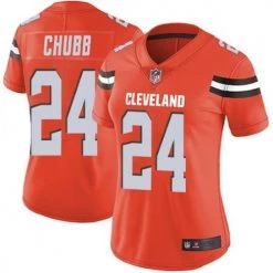 Fan Gear Nation Womens Cleveland Browns Nick Chubb Game Vapor Jersey Orange