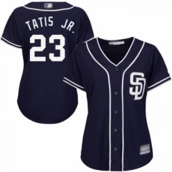 Fan Gear Nation Womens San Diego Padres Fernando Tatis Jr. Navy Blue Alternate Cool Base Baseball Jersey