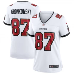 Fan Gear Nation Womens Tampa Bay Buccaneers Rob Gronkowski Game Vapor Jersey White