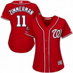 Fan Gear Nation Womens Washington Nationals Ryan Zimmerman Cool Base Replica Jersey Red