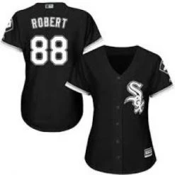 Fan Gear Nation Womens Chicago White Sox Luis Robert Cool Base Replica Jersey Black