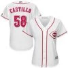 Fan Gear Nation Womens Cincinnati Reds Luis Castillo Cool Base Replica Jersey White