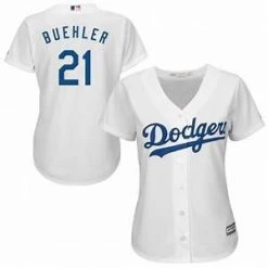 Fan Gear Nation Womens Los Angeles Dodgers Walker Buehler Cool Base Replica Jersey White