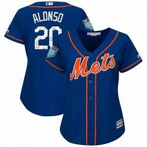 Fan Gear Nation Womens New York Mets Pete Alonso Cool Base Replica Jersey Blue
