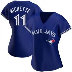 Fan Gear Nation Womens Toronto Blue Jays Bo Bichette Cool Base Replica Jersey White