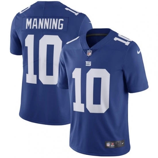 Fan Gear Nation Youth New York Giants Eli Manning Limited Player Jersey Royal Blue