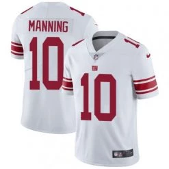 Fan Gear Nation Youth New York Giants Eli Manning Limited Player Jersey White
