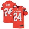Fan Gear Nation Youth Cleveland Browns Nick Chubb Game Vapor Jersey Orange