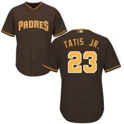 Fan Gear Nation Youth San Diego Padres Fernando Tatis Jr. Replica Brown Alternate Cool Base Jersey