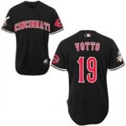 Fan Gear Nation Youth Cincinnati Reds Joey Votto Cool Base Replica Jersey Black