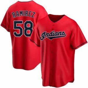 Fan Gear Nation Youth Cleveland Indians Jose Ramirez Cool Base Replica Jersey Red