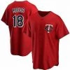 Fan Gear Nation Youth Minnesota Twins Kenta Maeda Cool Base Replica Jersey Red
