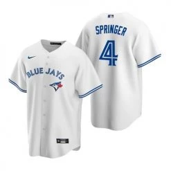 Fan Gear Nation Youth Toronto Blue Jays George Springer Cool Base Replica Jersey White