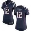 Fan Gear Nation Women's New England Patriots Tom Brady Game Jersey Navy Blue