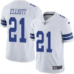 Fan Gear Nation Men's Dallas Cowboys Ezekiel Elliott Limited Player Jersey White