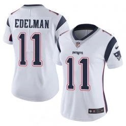 Fan Gear Nation Women's New England Patriots Julian Edelman Limited Player Jersey White