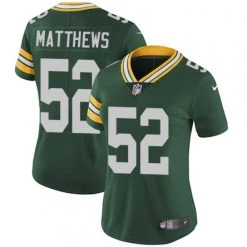 Fan Gear Nation Women's Green Bay Packers Clay Matthews Limited Player Jersey Green